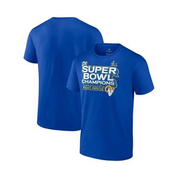 Celebrations, Fanatics | Men's Branded Royal Los Angeles Rams Super Bowl LVI Champions Parade Celebration T-shirt商品图片 7.4折