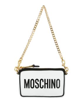 Moschino | Logo Leather Crossbody商品图片,5.8折×额外9折, 额外九折