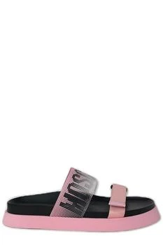 推荐Moschino Logo Printed Slide-On Sandals商品