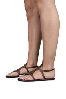 圣罗兰鞋女鞋, Yves Saint Laurent | Studded sandals - Shoe size: 38商品图片 7折