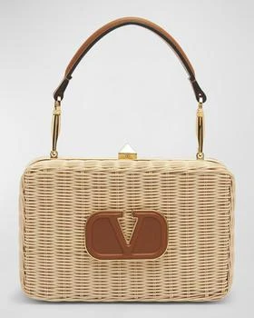 Valentino | VLOGO Staw Lunch Box Top-Handle Bag,商家Neiman Marcus,价格¥34562