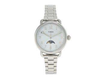 推荐34 mm Timex Standard Stainless Steel Bracelet Watch商品