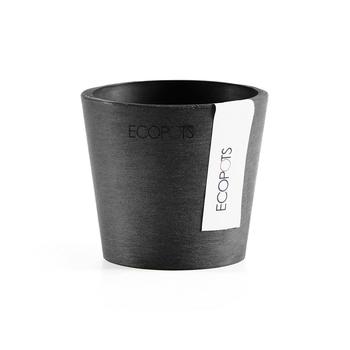 商品ECOPOTS | Amsterdam Round Plastic Flower Pot, Dark Grey, 3",商家Macy's,价格¥57图片