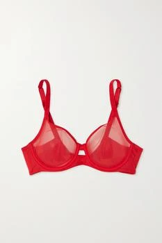 L'Agent by Agent Provocateur | Lucky 绢网带钢圈软杯文胸  - 32B,商家NET-A-PORTER,价格¥237