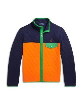 推荐Boys' Color Block Quilted Knit Jacket - Little Kid, Big Kid商品