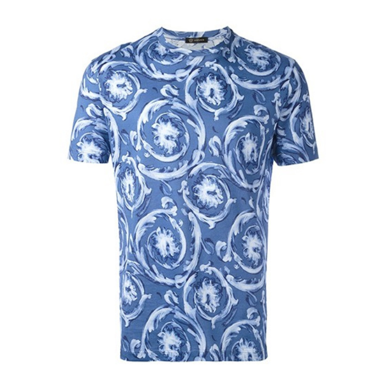 范思哲短袖价格, Versace | VERSACE JEANS 范思哲牛仔 男士圆领T恤 A76112-1185-A71Y商品图片 独家减免邮费