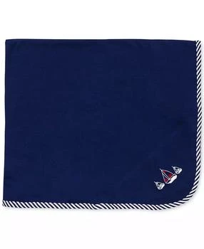 Little Me | Baby Boys Sailboat And Stripe Trim Blanket,商家Macy's,价格¥99