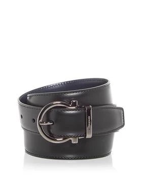 推荐Men's Gancini Buckle Reversible Leather Belt商品