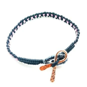 Alexa Martha Designs | Copper Breast Cancer Awareness Ribbon Bracelet 6-INCH WRIST,商家Verishop,价格¥377