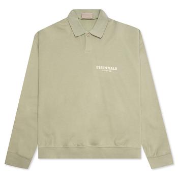 essentials polo, Essentials | Fear of God Essentials L/S Polo - Seafoam商品图片 