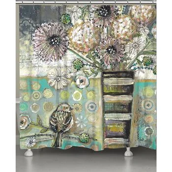Laural Home | Bird and Bouquet Shower Curtain,商家Macy's,价格¥906