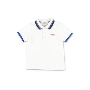 商品Hugo Boss | Hugo Boss Polo Bianca In Piquet Di Cotone Baby Boy,商家Italist,价格¥742图片