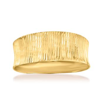 商品Ross-Simons | Ross-Simons Italian 14kt Yellow Gold Concave Ring,商家Premium Outlets,价格¥1210图片
