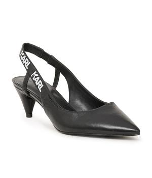 Karl Lagerfeld Paris | GISELLE LOGO SLINGBACK KITTEN HEEL商品图片,6.2折, 满$125享8.5折, 满折