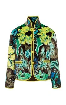 推荐SIEDRÉS - Dion Floral Printed Quilted Jacket - Multi - EU 38 - Moda Operandi商品