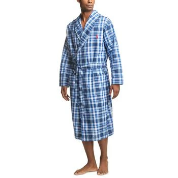 Men's Plaid Woven Robe