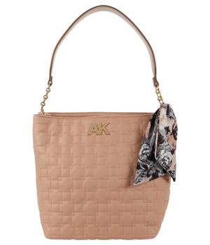 Anne Klein | Quilted Velvet Hobo with Scarf商品图片,4.8折