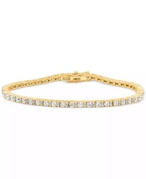 Macy's | Diamond Tennis Bracelet (3 ct. t.w.) in 14k Gold,商家Macy's,价格¥62807