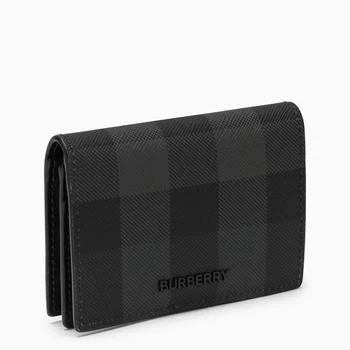 Burberry | CHARCOAL GREY CREDIT CARD HOLDER WITH CHECK MOTIF,商家Boutiques Premium,价格¥2034