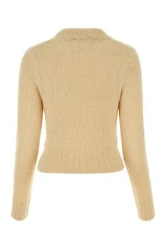 AMI | Pastel yellow stretch alpaca blend sweater 6.9折×额外9.4折, 额外九四折