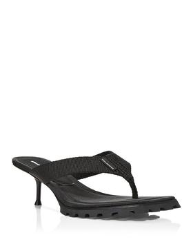亚历山大王鞋, Alexander Wang | Women's Jessie Lug Sport Thong Sandals商品图片 5折
