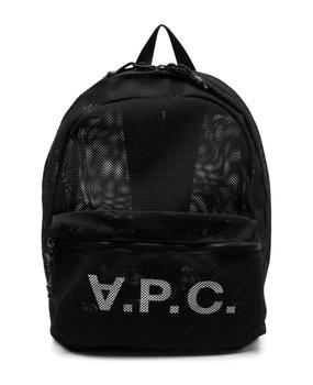 A.P.C.双肩包, A.P.C. | Black Mesh Backpack商品图片 9.1折