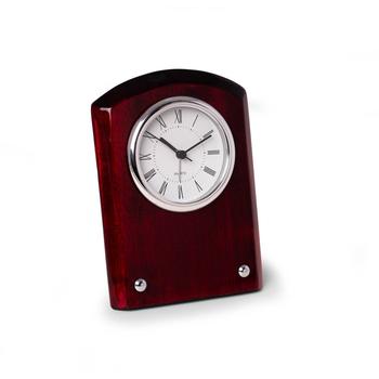 商品Bey Berk | Berlin Mahogany Desk Clock with Alarm,商家Lord & Taylor,价格¥301图片