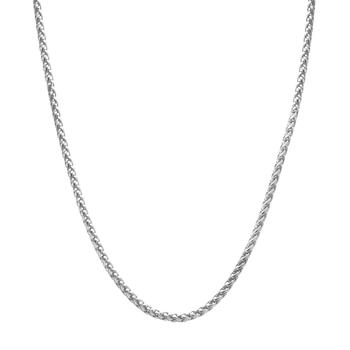 商品Essentials | Wheat Chain 24" Necklace, Gold Plate or Silver Plate,商家Macy's,价格¥258图片