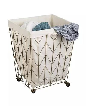 Honey Can Do | Chevron Wire Hamper,商家Macy's,价格¥419