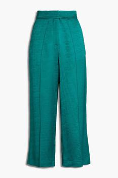 VANESSA BRUNO | Cropped satin-jacquard wide-leg pants商品图片,4.5折