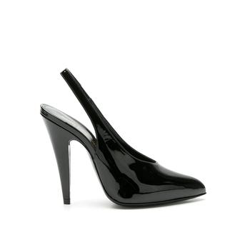 ysl高跟鞋怎么选, Yves Saint Laurent | Saint Laurent Slingback Leather Pumps商品图片 6.4折