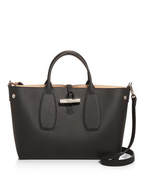 longchamp roseau, Longchamp | Roseau Medium Leather Tote商品图片 