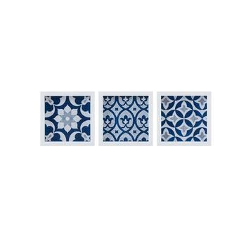 Madison Park | Ornos Tiles Framed Gel Coated Paper, Set of 3 Piece,商家Macy's,价格¥454