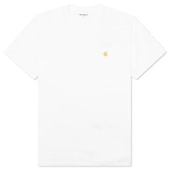 推荐Chase S/S T-Shirt - White/Gold商品