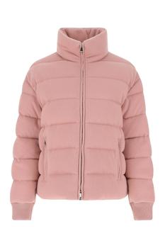 moncler羽绒服女推荐, Moncler | Antiqued pink wool blend Cayeux down jacket Nd Moncler Donna商品图片 