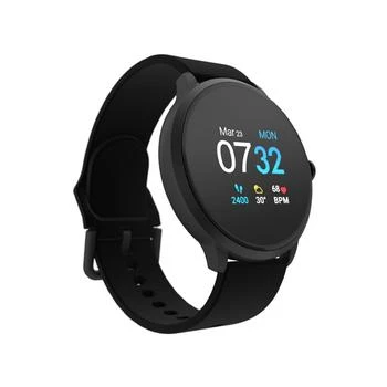 推荐Sport 3 Unisex Touchscreen Smartwatch: Black Case with Black Strap 45mm商品