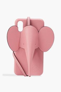 商品Loewe | Elephant textured-leather iPhone X and XS case,商家THE OUTNET US,价格¥1031图片