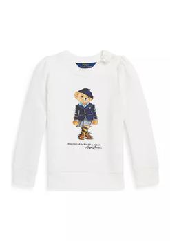 ralph lauren bear, Ralph Lauren | Girls 4-6x Polo Bear Fleece Sweatshirt商品图片 