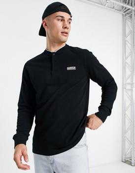Barbour International, Barbour International | Barbour International Circuit long sleeve polo in black商品图片 