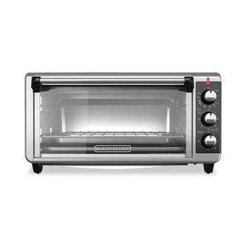 商品Black & Decker | TO3250XSB 8-Slice Extra-Wide Convection Toaster Oven,商家Macy's,价格¥581图片