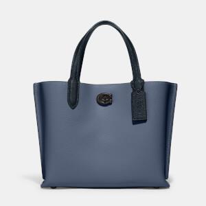 推荐Coach Willow Colour-Block Leather Tote Bag商品