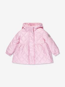 推荐Baby Girls Quilted Down Coat in Pink商品