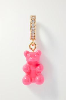 Crystal Haze | Nostalgia Bear Pendant In Cosmopolitan/Gold商品图片,6折