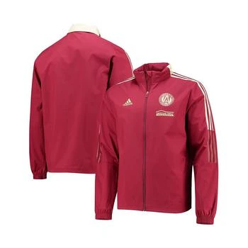 推荐Men's Burgundy Atlanta United FC All-Weather Primegreen Full-Zip Jacket商品