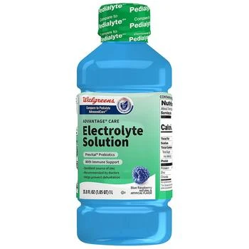Walgreens | Advantage Care Electrolyte Solution with Prevital Prebiotics Blue Raspberry,商家Walgreens,价格¥48