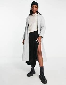 推荐River Island formal coat in grey商品