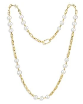 Bloomingdale's Fine Collection | Cultured Freshwater Pearl Station Collar Necklace in 14K Yellow Gold, 18",商家Bloomingdale's,价格¥63181