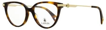 Lanvin | Lanvin Women's Tea Cup Eyeglasses LNV2614 214 Havana/Gold 53mm,商家Premium Outlets,价格¥648