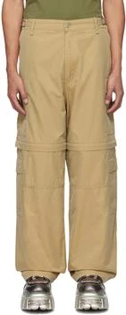 VTMNTS | Beige Convertible Trousers 独家减免邮费