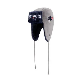 New Era | Men's Silver New England Patriots Helmet Head Trapper Knit Hat,商家Macy's,价格¥258